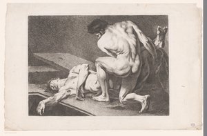 Studio accademico di due nudi maschili da Carle van Loo