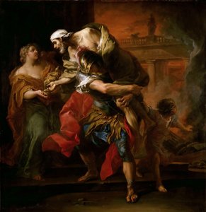Enea che porta Anchise da Carle van Loo