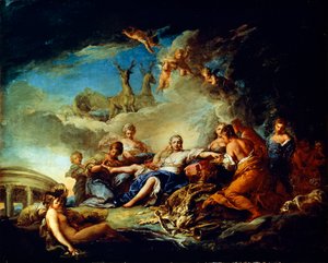 Il riposo di Diana durante la caccia, XVII secolo da Carle van Loo