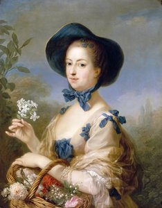 Jeanne-Antoinette Poisson, marchesa di Pompadour Belle Jardiniere da Carle van Loo
