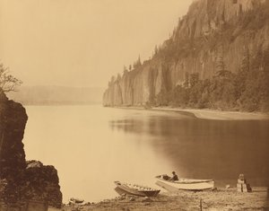Capo Horn, fiume Columbia da Carleton E. Watkins