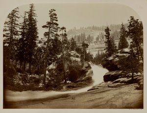 Cascata, cascate del Nevada, Yosemite, California da Carleton E. Watkins