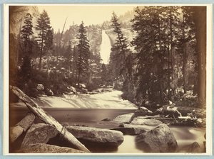 Nevada Fall, Yosemite da Carleton E. Watkins