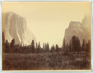 Su per la valle dal piede del sentiero Mariposa, Yosemite, n. 9