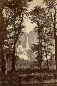Cascate di Yosemite, 2634 piedi da Carleton E. Watkins