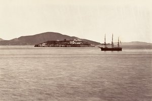 Isola di Alcatraz, San Francisco da Carleton Emmons Watkins