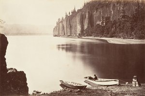 Capo Horn, Oregon, 1867, stampato ca. 1876 da Carleton Emmons Watkins