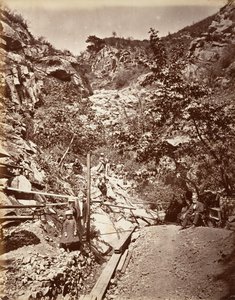 Sorgenti di zolfo caldo, Santa Barbara, 1876, stampato ca. 1876