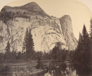 North Dome a sinistra - Royal Arches - Washington Column, 1861, Yosemite
