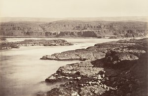 Passaggio delle Dalles, Oregon da Carleton Emmons Watkins