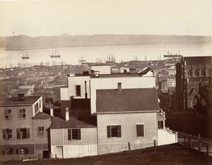 San Francisco, da California e Powell Streets da Carleton Emmons Watkins