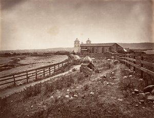 Santa Barbara e Chiesa della Missione, 1876, stampato ca. 1876