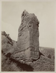 Roccia del Sentinella, Echo Canyon, Utah da Carleton E. Watkins