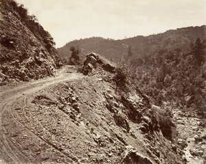 Sulphur Creek e Flume-road verso Geysers
