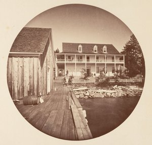 Warm Springs Hotel, Lago Tahoe da Carleton Emmons Watkins