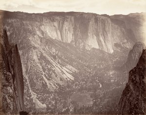 Valle di Yosemite da Carleton Emmons Watkins