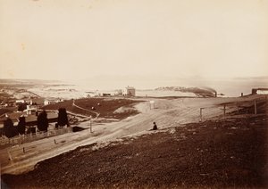 Il Golden Gate da Russian Hill da Carleton Watkins