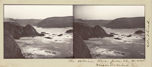 Il fiume Albion dalla costa, Mendocino