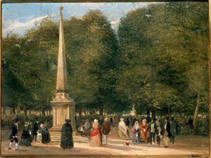 Festa dei fiori per la celebrazione di San Foca a Milano 20/04/1845