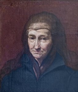 Ritratto di una vecchia da Carlo (follower of) Maratta or Maratti