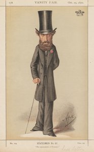 Vanity Fair: Statisti No. 67 Il rappresentante del Romanticismo, 1870 da Carlo