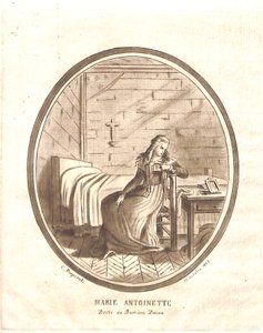 Maria Antonietta ultima prigione da Carlo Antonio Porporati