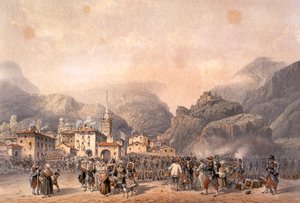 Campo francese a Susa nel 1859 da Carlo Bossoli