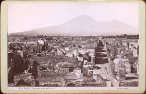 Panorama di Pompei, 1880 circa (fotografia)