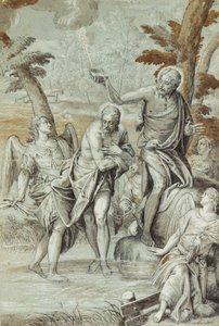 Il battesimo di Cristo da Carlo Caliari
