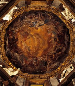 Assunzione della Vergine, di Carlo Cignani, affresco da Carlo Cignani