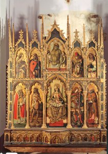 Madonna col Bambino e santi, polittico