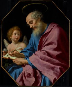 San Matteo scrive il suo Vangelo