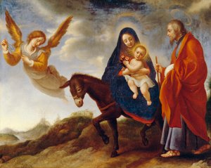 La fuga in Egitto, c.1648-50