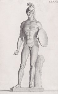 Statua di Marte, 1734