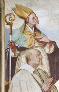 Incoronazione della Vergine (affresco) (dettaglio) da Carlo Innocenzo Carloni