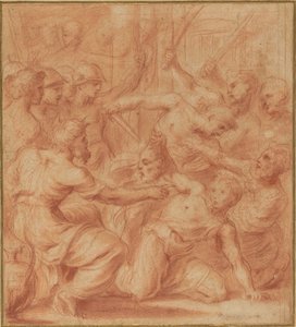 Davide offre la testa di Golia al re Saul da Carlo Maratta