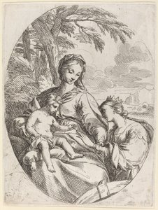Il matrimonio mistico di Santa Caterina da Carlo Maratta