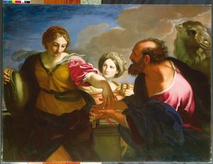 Rebecca e Eliezer al pozzo da Carlo Maratta or Maratti