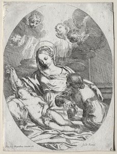 Madonna col Bambino e la Maddalena da Carlo Maratta or Maratti