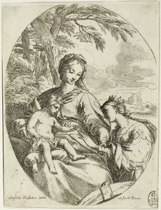 Il matrimonio mistico di Santa Caterina da Carlo Maratti