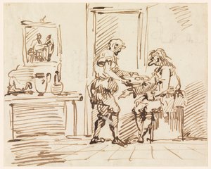 Una scena di genere da Carlo Marchionni