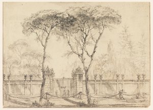 Alla porta di una villa da Carlo Marchionni
