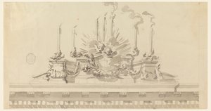 Progetto per la decorazione di una cerimonia da Carlo Marchionni