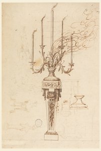 Progetto per un candelabro da Carlo Marchionni