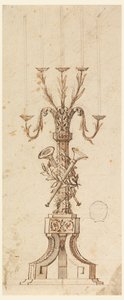 Design per un candelabro da Carlo Marchionni