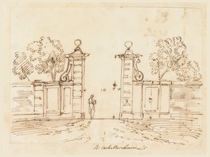 Progetto per un cancello di una villa da Carlo Marchionni