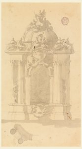 Disegno per un altare da Carlo Marchionni