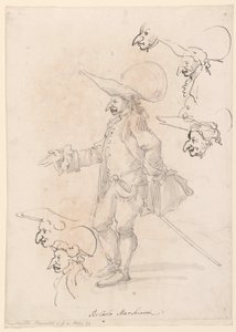Disegno, Caricature, 1725-75 ca. da Carlo Marchionni