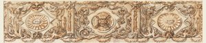 Disegno, Progetto di un fregio, 1770 ca. da Carlo Marchionni