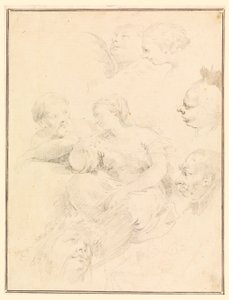 Disegno, Schizzi figurativi, 1775 da Carlo Marchionni